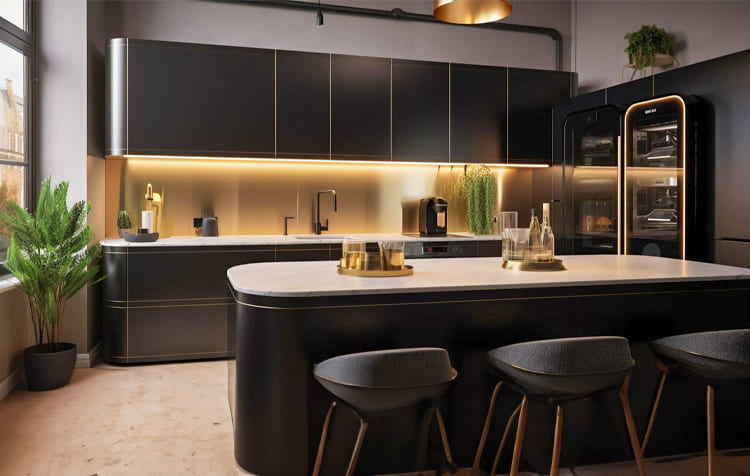 Elevate Your Cooking Experience With Modern Stainless-Steel Kitchen